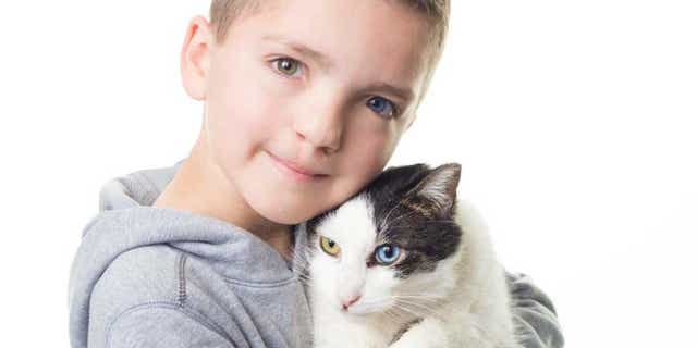 Madden Humphreys and Moon the cat are now best friends, his mother, Christina, says.