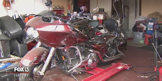 Richard Malas was hit by a car while riding his motorcycle in early May.