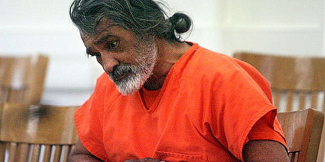 Dec. 29, 2008: Robert E. Aragon, 55, appeares in court in Shoshone, Idaho.