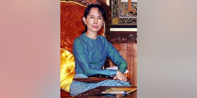 Jan. 30, 2008: Burma's pro-democracy leader Aung San Suu Kyi is seen in Yangon