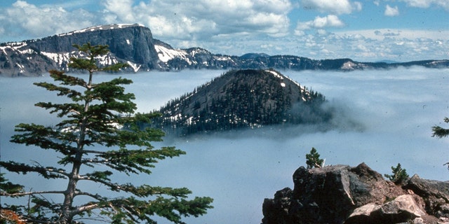 The collapse of Mount Mazama (one of the largest eruptions ever) created Crater Lake thousands of years ago.