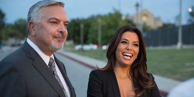 Henry R. Munoz, III, Latino activist and advocate and Eva Longoria, actor, director, producer and activist are looking to help fill the void for Latino political donations with the Latino Victory Fund. (Photo by Rick Kern/Getty Images for Latino Victory Project)