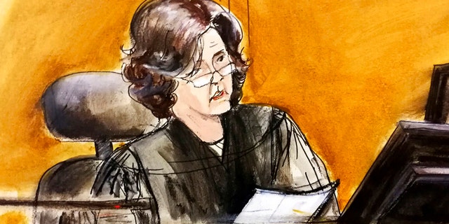 Kimba Wood, shown here in a courtroom sketch from proceedings on Monday, was considered by President Bill Clinton for attorney general.