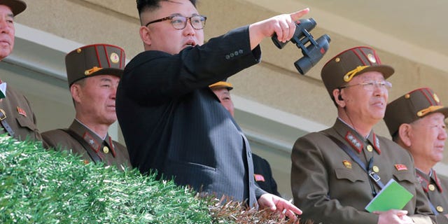 North Korean Leader Kim Jong Un in April.