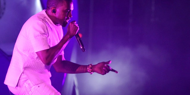 July 1, 2012. Kanye West performs at the BET Awards in Los Angeles.