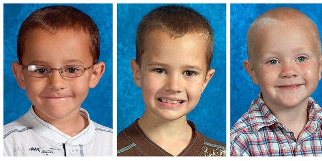 Alexander Skelton, 7 Andrew Skelton, 9, and Tanner Skelton. 5.