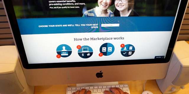 Oct. 2, 2013: The Affordable Care Act signup page on the HealthCare.gov website.