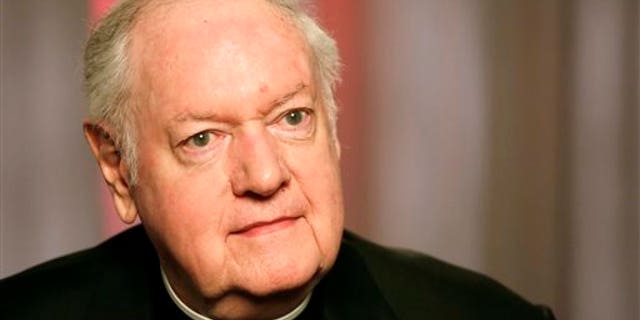 Edward Michael Egan, former archbishop of New York, in a Feb. 21, 2013 photo.