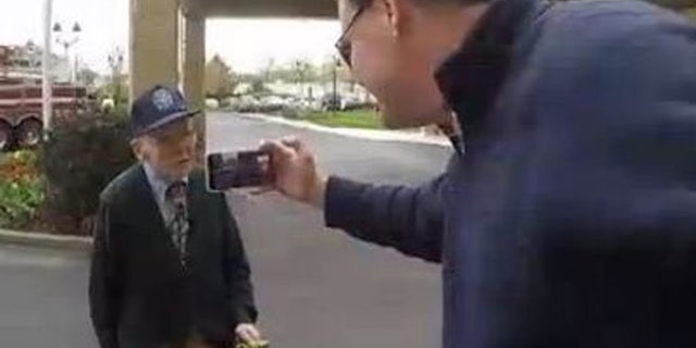Bill Grun decided to become a fireman at 97.