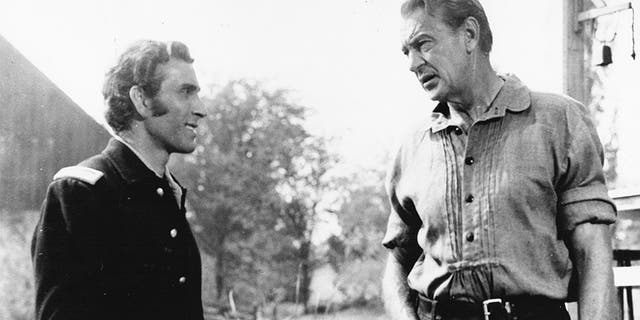 Peter Mark Richman (left) with Gary Cooper.