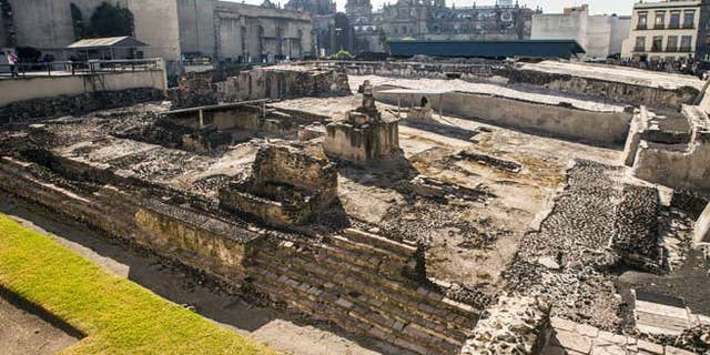 Templo Mayor, Temple, ruin, Mexico city; Shutterstock ID 143126077; Project/Title: Mexicoâs Most Amazing Ruins slideshow; Downloader: Melanie Marin