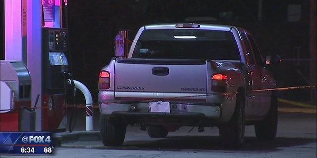 The scene of one of the shootings around Cedar Hill.