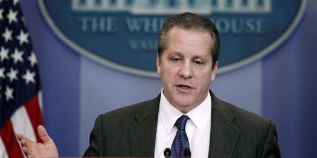 FILE: Feb. 4, 2013: Gene Sperling, director of the National Economic Council, speaks at the White House.