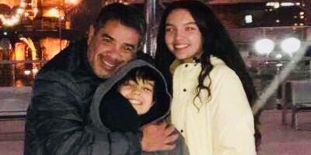 Luis Calderon (L), 48, was killed in the line of fire in the Cincinnati shooting.