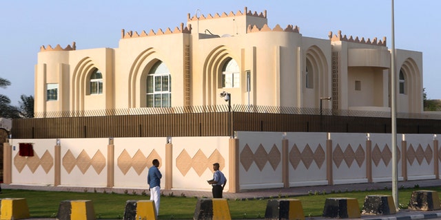 June 18, 2013: A general view of Taliban office in Doha before the official opening in Doha, Qatar. In a major breakthrough, the Taliban and the U.S. announced Tuesday that they will hold talks on finding a political solution to ending nearly 12 years of war in Afghanistan as the Islamic militant movement opened an office in Qatar. American officials with the Obama administration said the office in the Qatari capital of Doha was the first step toward the ultimate U.S.-Afghan goal of a full Taliban renouncement of links with Al Qaeda.