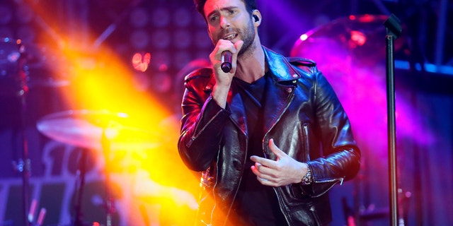 Lead singer Adam Levine of the band Maroon 5 performs at the 2013 Wango Tango concert at the Home Depot Center in Carson, California May 11, 2013.