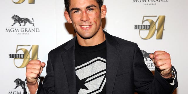 July 3: Mixed martial artist Dominick Cruz arrives at a post-fight party for UFC 132 at Studio 54 inside the MGM Grand Hotel/Casino in Las Vegas, Nevada.