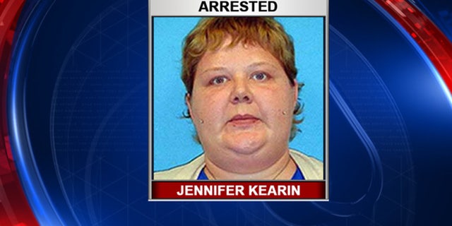 Jennifer Kearin was arrested Monday.