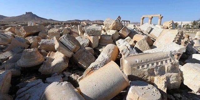 Reduced to Rubble: Palmyra's old city in 2017