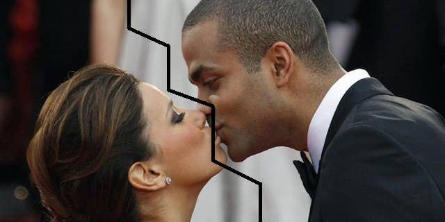 Eva Longoria and Tony Parker. (Reuters)