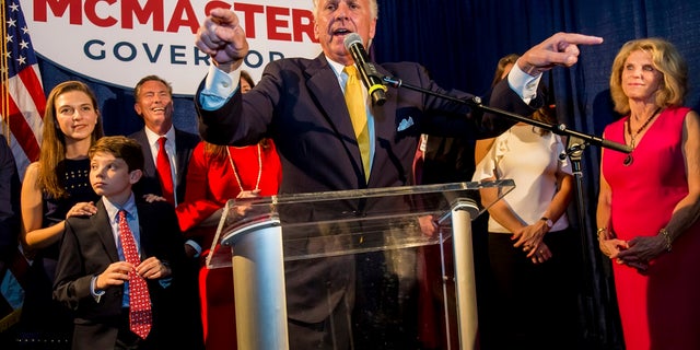 South Carolina Gov. Henry McMaster is seeking election to a first full term.