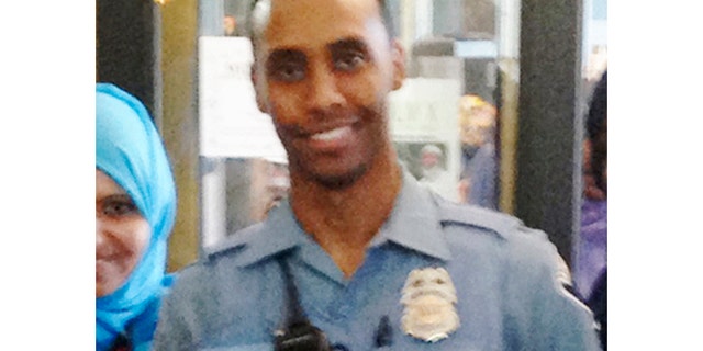In this May 2016 image provided by the City of Minneapolis, police officer Mohamed Noor poses for a photo at a community event welcoming him to the Minneapolis police force.