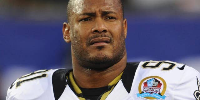 Dec. 9, 2012: New Orleans Saints defensive end Will Smith is shown before an NFL football game against the New York Giants in East Rutherford, N.J.