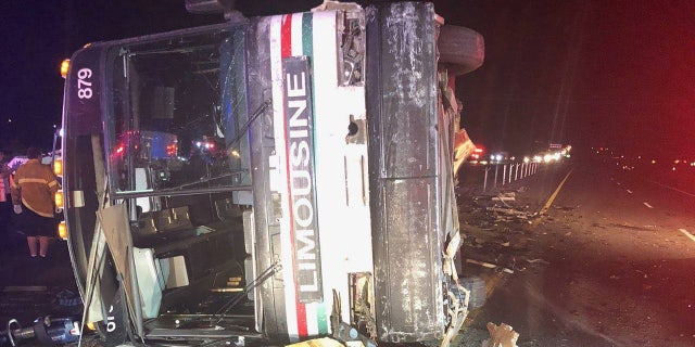 Multiple injuries were reported after a multi-vehicle crash involving a tour bus in New Mexico.