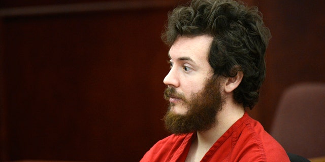 March 12, 2013: This file photo shows James Holmes, Aurora theater shooting suspect, in the courtroom during his arraignment in Centennial, Colo.