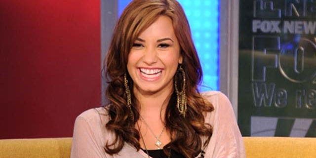 Aug.16, 2011: Singer Demi Lovato visits 'FOX & Friends' at the FOX studios on in New York City.