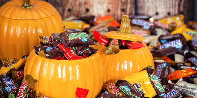 Chocolates, sweets and Halloween treats seem out of place on summer shelves.