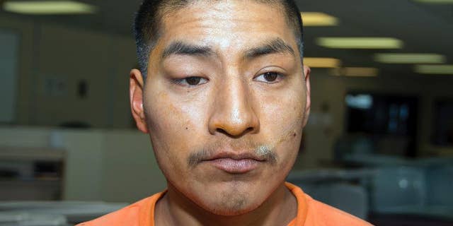 FILE - This Jan. 30, 2014 photo provided by the Arizona Department of Corrections shows inmate Jacob Harvey, accused of attacking a state prison teacher in Florence, Ariz. Harvey, who pleaded guilty to raping a prison teacher at the Eyman state prison, is set for sentencing Monday, Sept. 14, 2015. (Arizona Department of Corrections via AP, File)