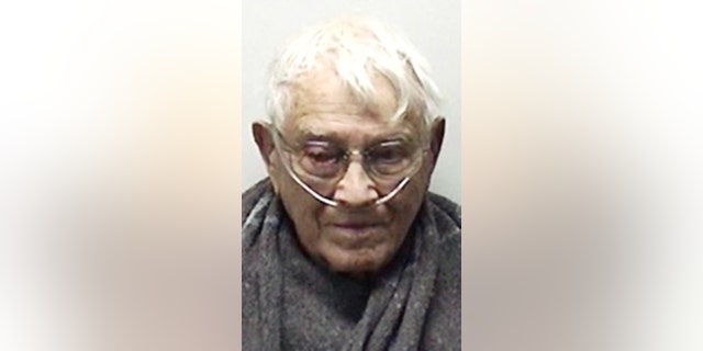 In this photo provided by the Grand Traverse County, Mich., Sheriff's office is William Bricker who is accused of sexually assaulting three children during Boy Scout camps dating back to the 1960s. Wyoming authorities are asking Michigan to extradite the 94-year-old who was in a rehabilitation center when he was arrested on Sept. 23, 2014. (AP Photo/Grand Traverse County Sheriff)