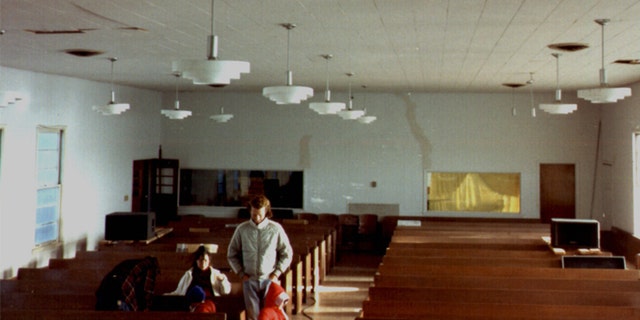 Inside Waco church in 1989.