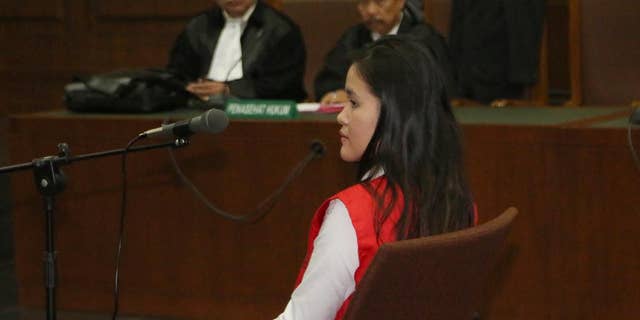Jessica Kumala Wongso in court.
