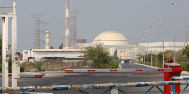 Aug. 20: The reactor building at the Bushehr nuclear plant is seen 750 miles south of the capital Tehran, Iran.