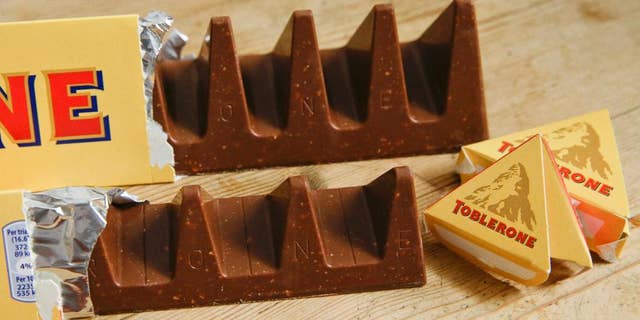 The chocolate bar is made in Bern by an American company.