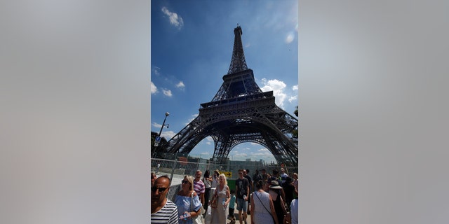 The visitors descending on the Eiffel Tower at the peak of the August tourist season are voicing frustration that the beloved Paris monument is closed.