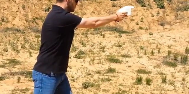 May 5, 2013: A 3D printed gun created by Defense Distributed is successfully test fired by creator Cody Wilson. Wilson had posted the blueprints for the gun online but was ordered by the Federal Government to take them down.