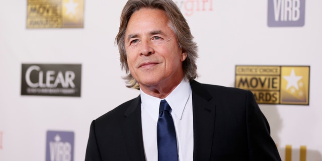 Actor Don Johnson arrives at the 2013 Critics' Choice Awards in Santa Monica, California, January 10, 2013.