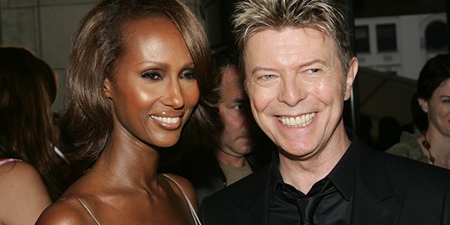 Iman paid tribute to her late husband David Bowie on Instagram.