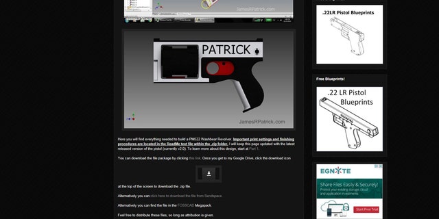(Screenshot from www.jamesrpatrick.com)