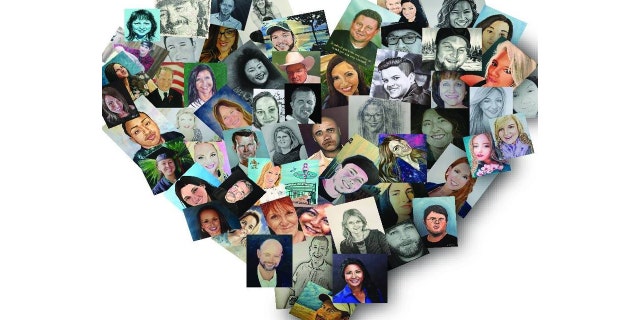 Art pieces from the Las Vegas Portraits Project seek to honor the 58 victims of the Las Vegas Massacre and help their families heal ahead of the tragedy's one-year anniversary.