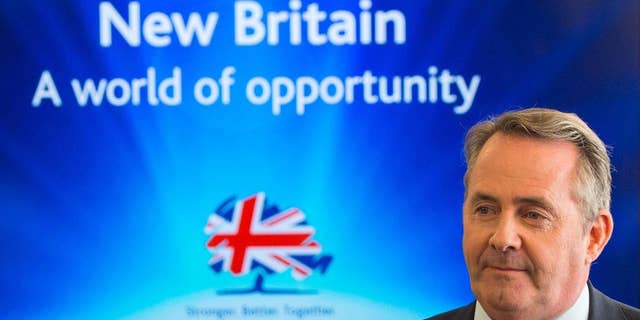 Liam Fox in June.