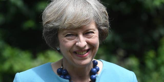 Britain's Prime Minister Theresa May on Thursday.