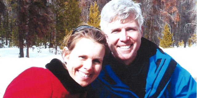 Supreme Court Justice Neil Gorsuch and his wife, Louise, skiing.