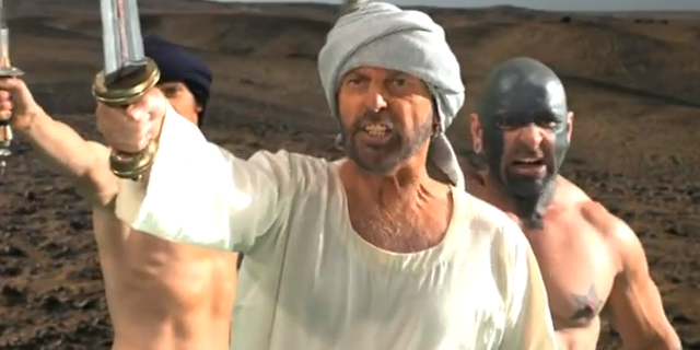 A still from the YouTube trailer for 'Innocence of Muslims.' The file sharing service has blocked access to the trailer in Libya and Egypt.