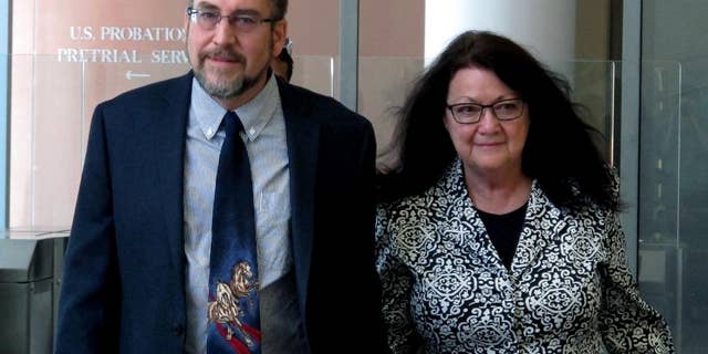 In this Sept. 22, 2016 photo, Virginia businessman Philip Zodhiates leaves U.S. District Court in Buffalo, N.Y., where he was on trial for international parental kidnapping and conspiracy. Zodhiates was convicted of the charges on Thursday, Sept. 29 after prosecutors say he helped a mother move her daughter out of the country and away from her ex-partner. (AP Photo/Carolyn Thompson)
