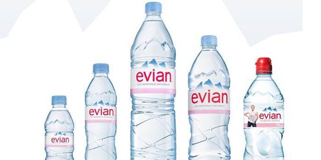 evian water competitors