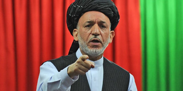 Afghan President Hamid Karzai